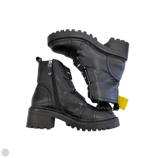 Boots Ankle Flats By Dkny In Black, Size: 6