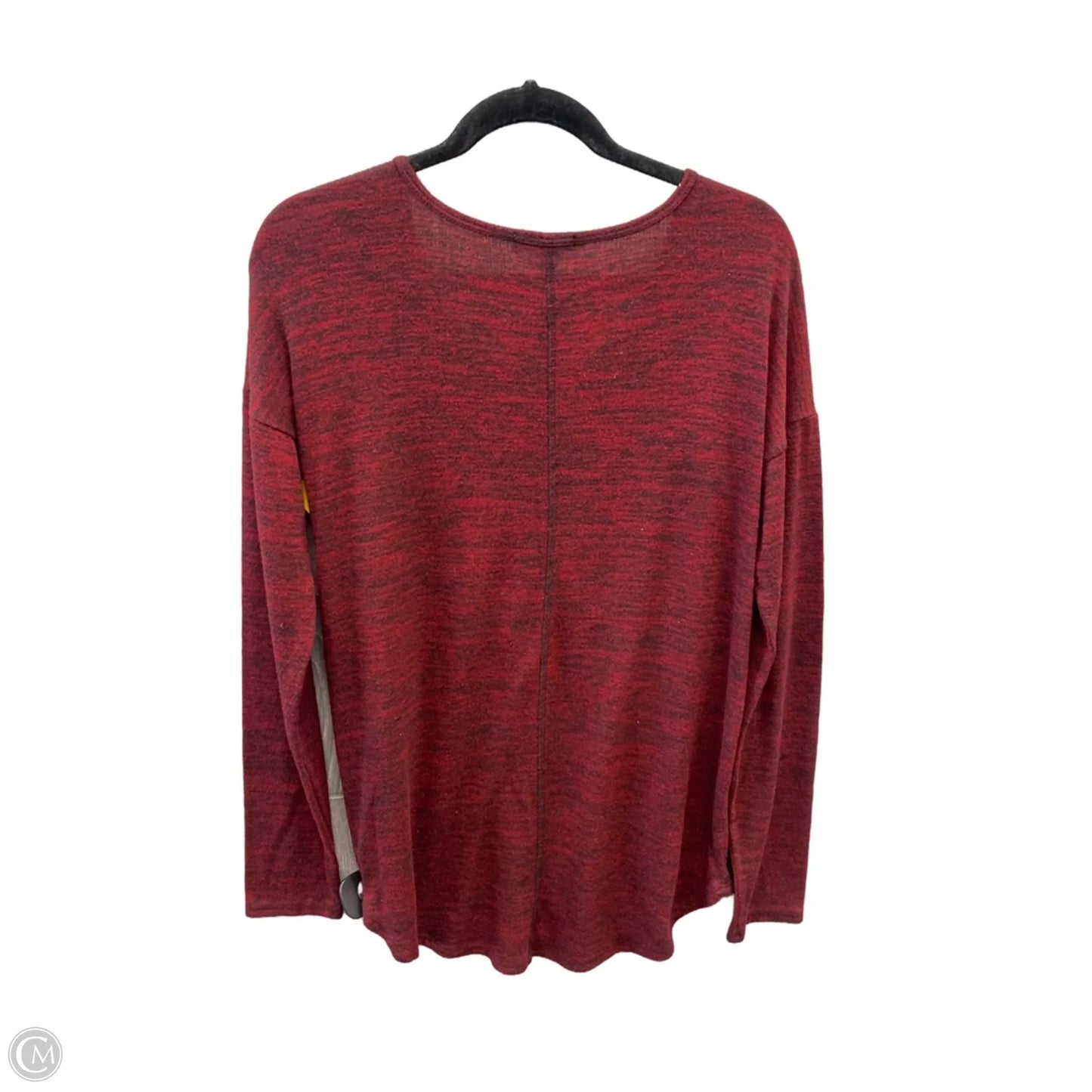 Top Long Sleeve By Maurices In Red, Size: M