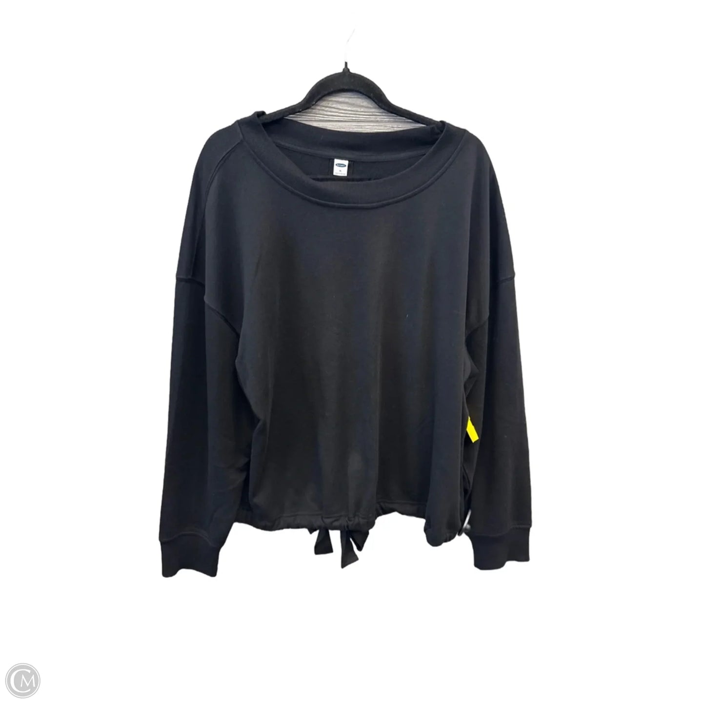 Sweatshirt Crewneck By Old Navy In Black, Size: Xl