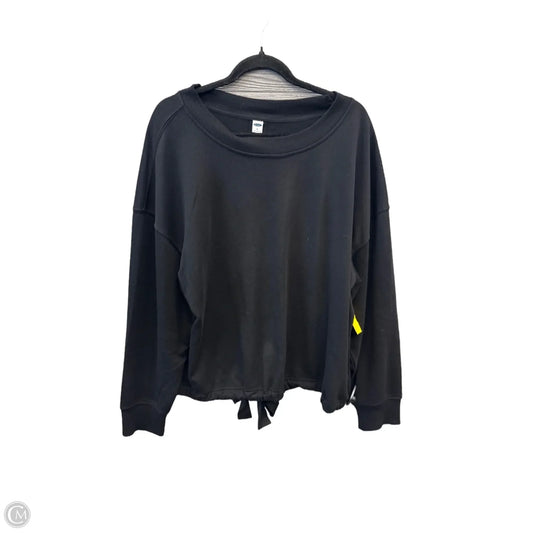 Sweatshirt Crewneck By Old Navy In Black, Size: Xl