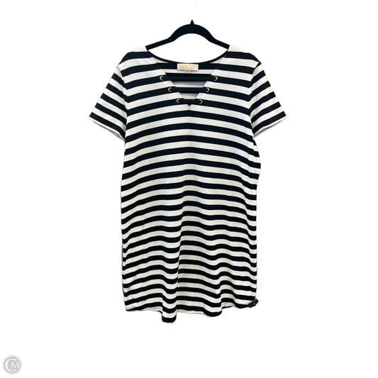 Dress Casual Short By Michael By Michael Kors In Black & White, Size: 1x