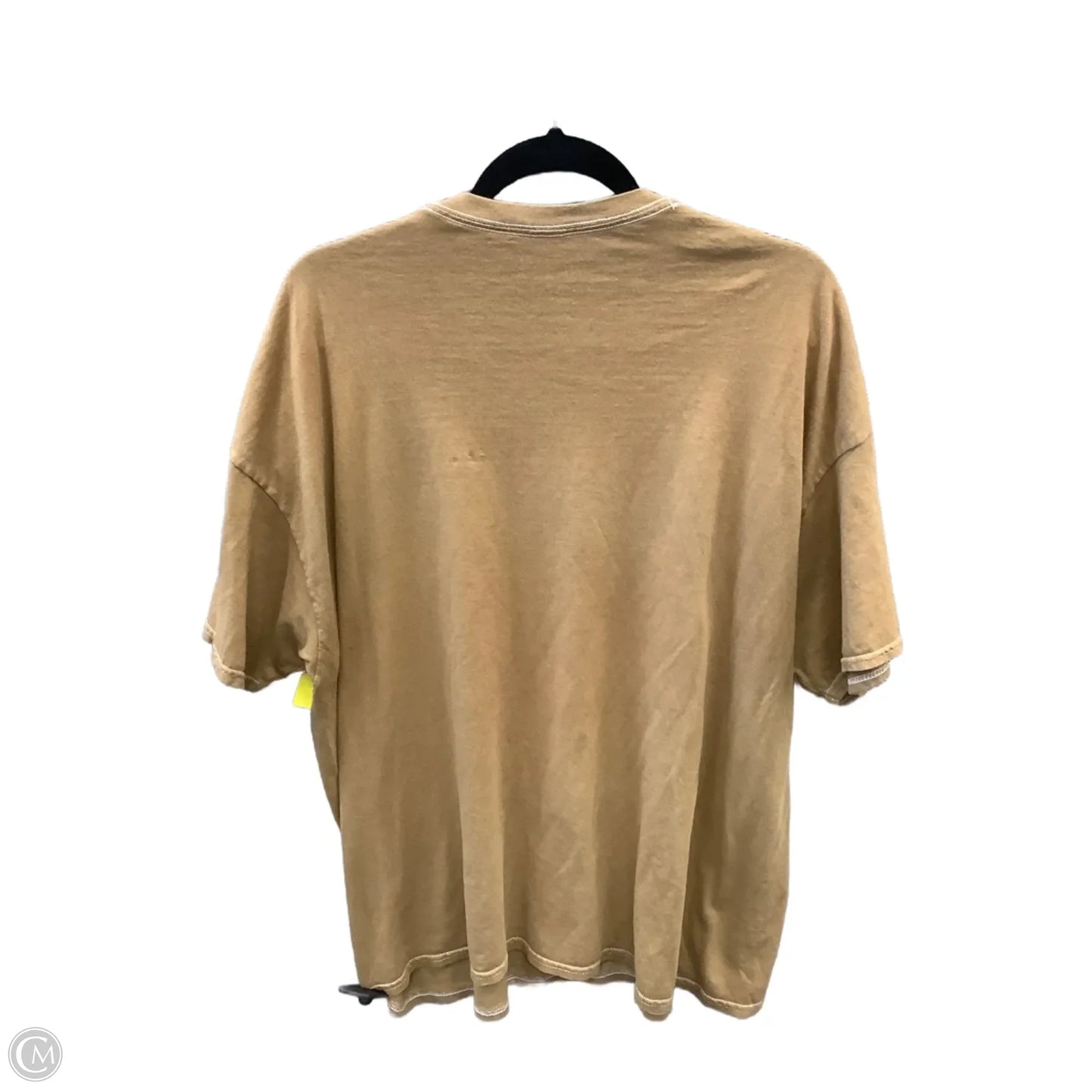 Top Short Sleeve By Clothes Mentor In Brown, Size: Xl