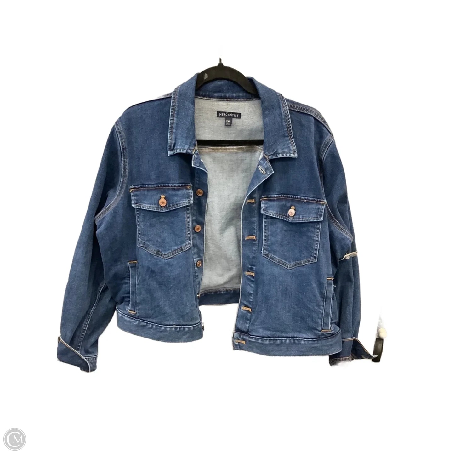 Jacket Denim By J. Crew In Blue Denim, Size: Xxl