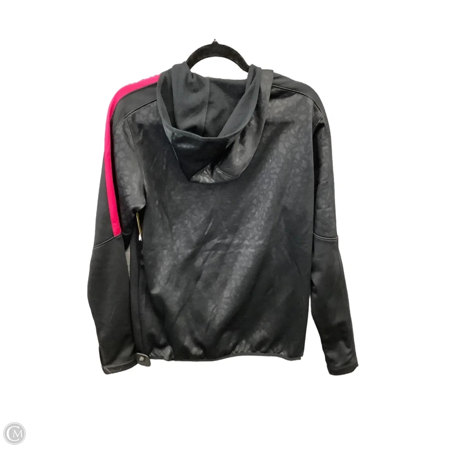 Athletic Jacket By Nike Apparel In Black & Pink, Size: M