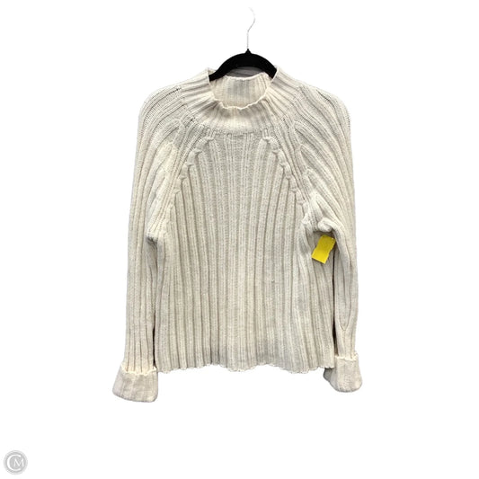 Sweater By Ultra Flirt In Cream, Size: 1x