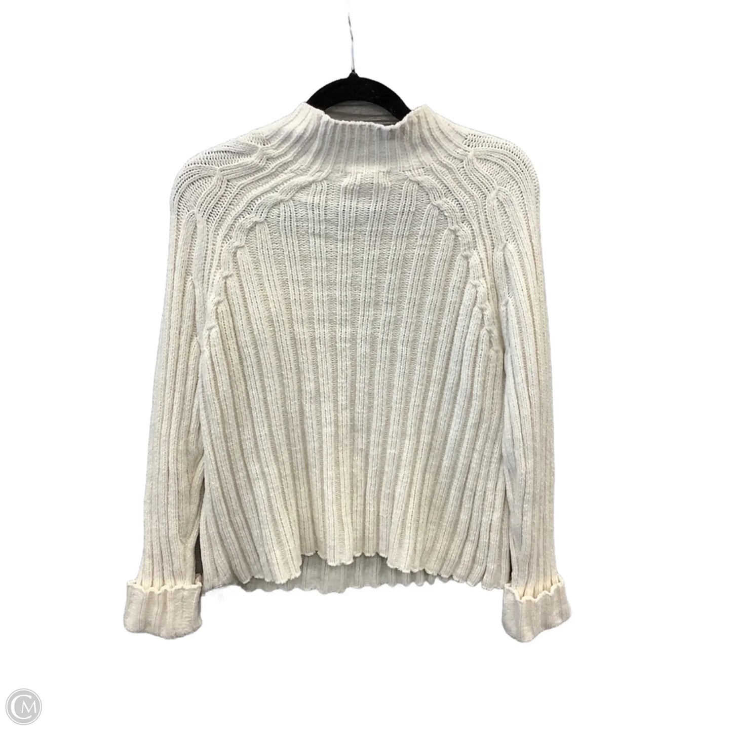 Sweater By Ultra Flirt In Cream, Size: 1x