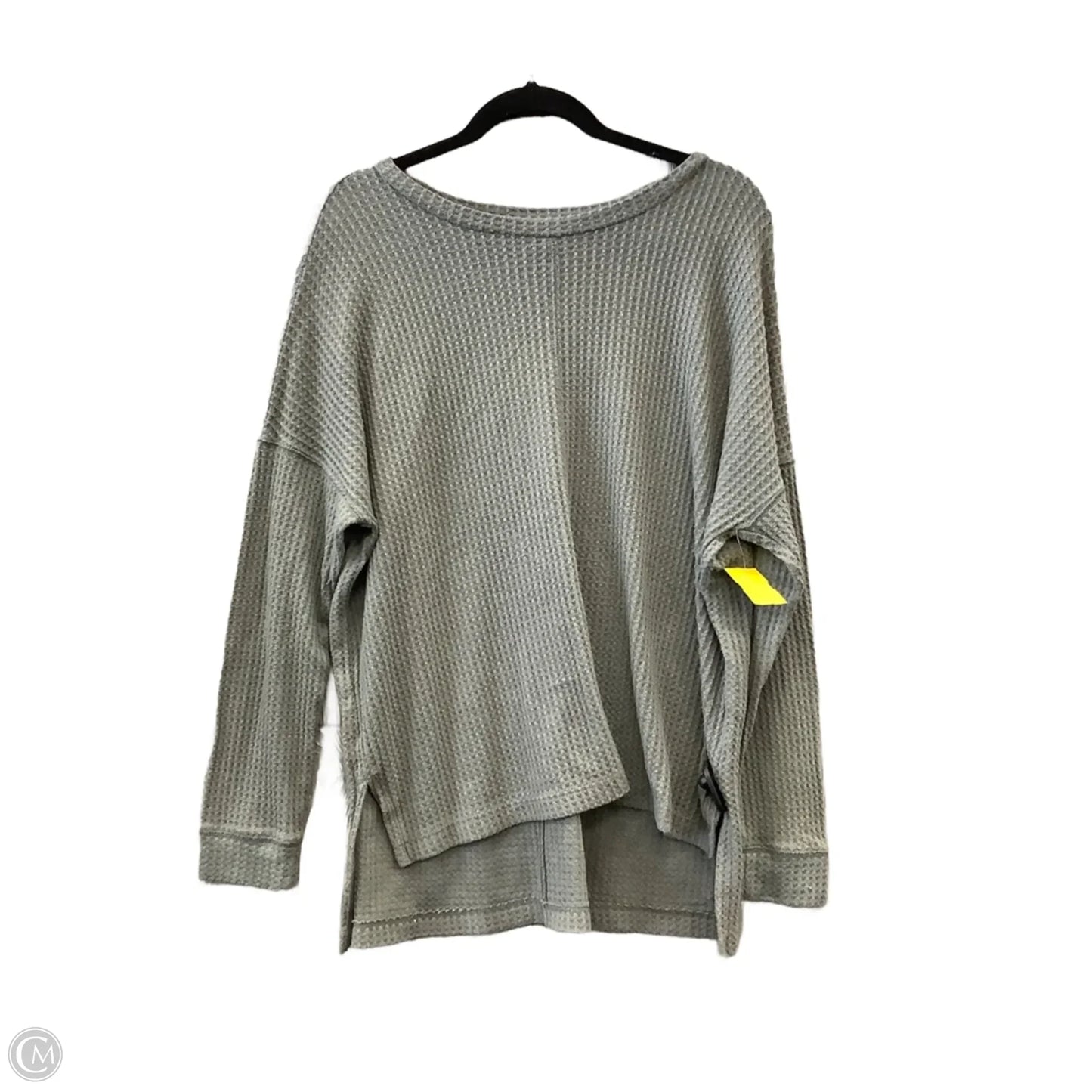 Top Long Sleeve By American Eagle In Grey, Size: S