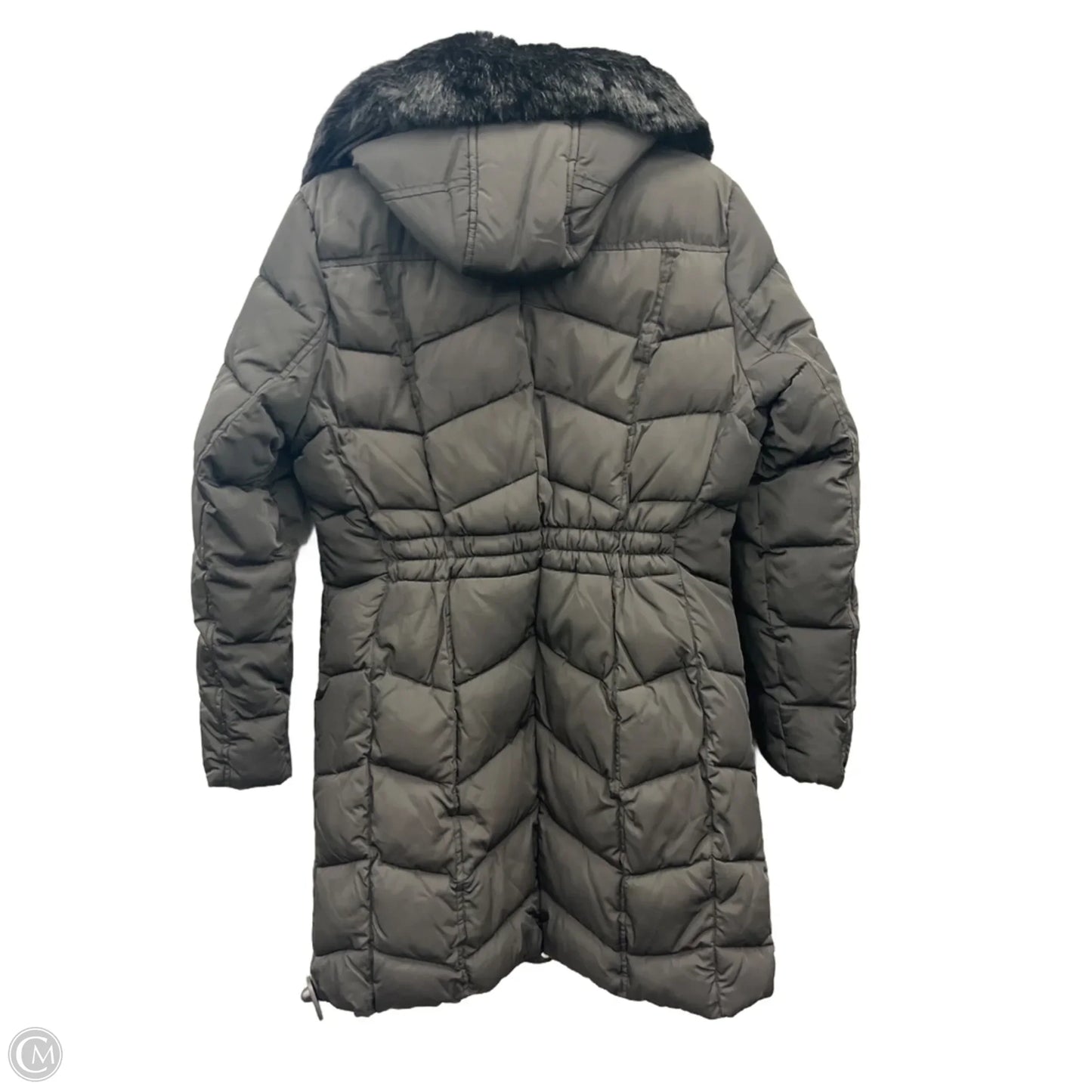 Coat Puffer & Quilted By Calvin Klein In Black, Size: L