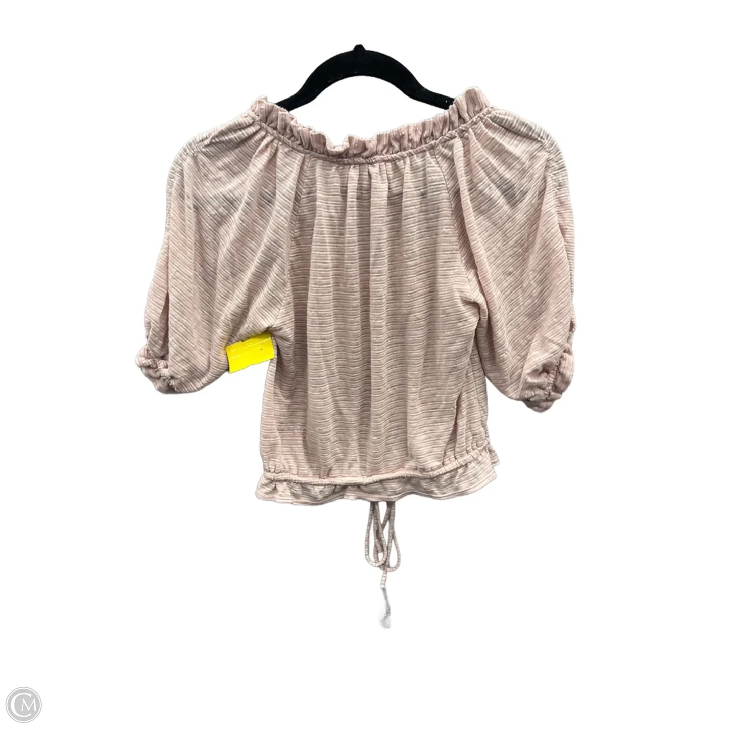 Top Short Sleeve By Free People In Pink, Size: Xs