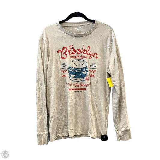 Top Long Sleeve By Old Navy In Brown, Size: M