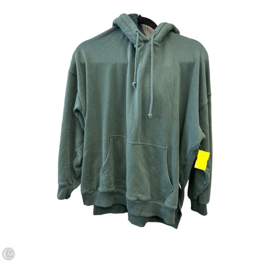 Sweatshirt Hoodie By American Eagle In Green, Size: S