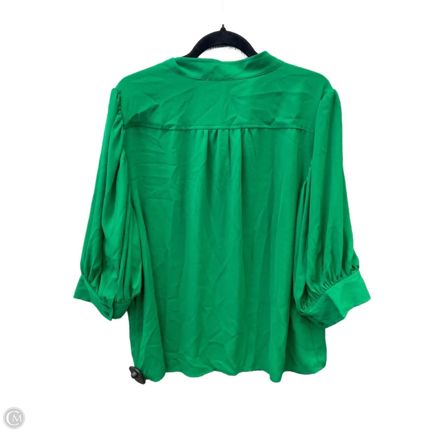 Top Long Sleeve By Cece In Green, Size: 1x