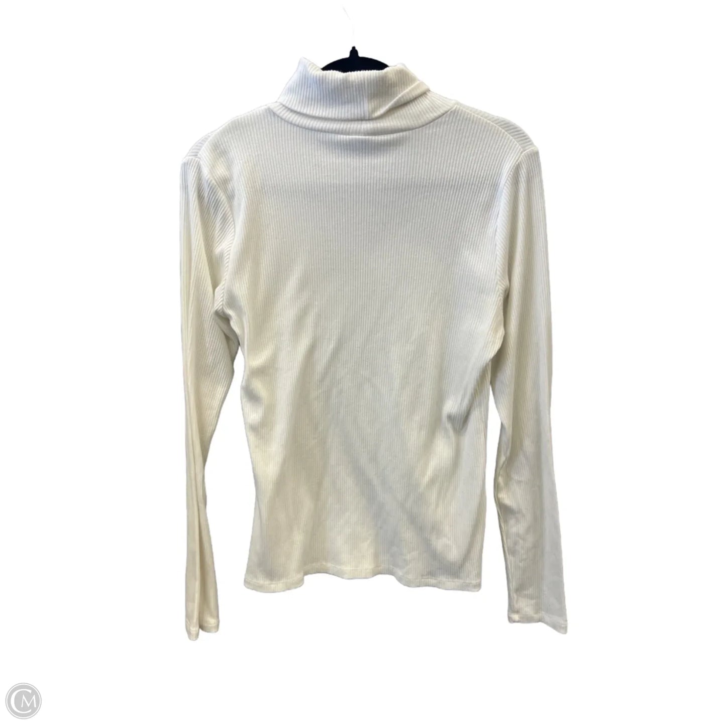 Top Long Sleeve By Old Navy In White, Size: L