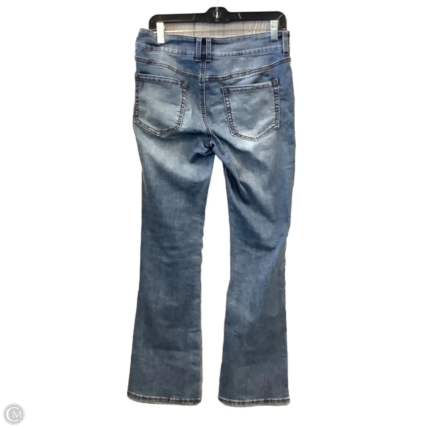 Jeans Flared By Clothes Mentor In Blue Denim, Size: 10