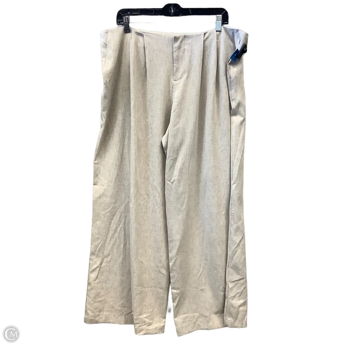 Pants Linen By Wild Fable In Beige, Size: 16