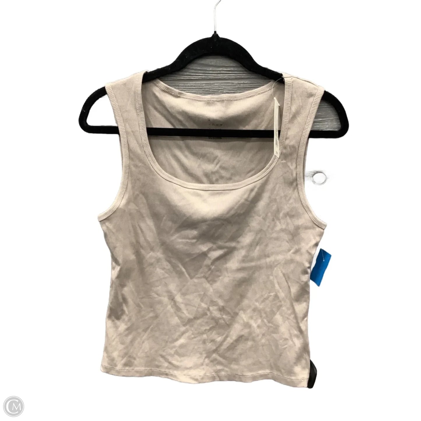 Top Sleeveless Basic By A New Day In Brown, Size: M