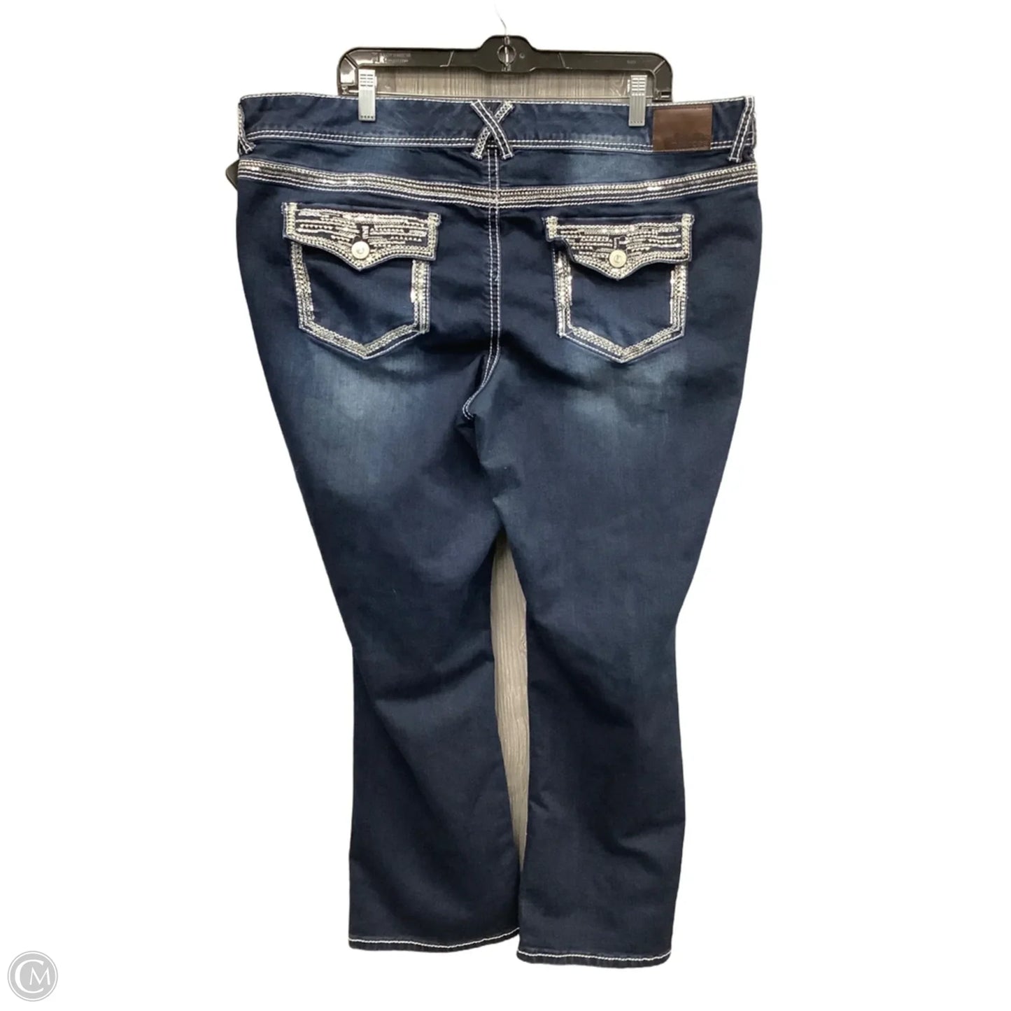 Jeans Boot Cut By Maurices In Blue Denim, Size: 24