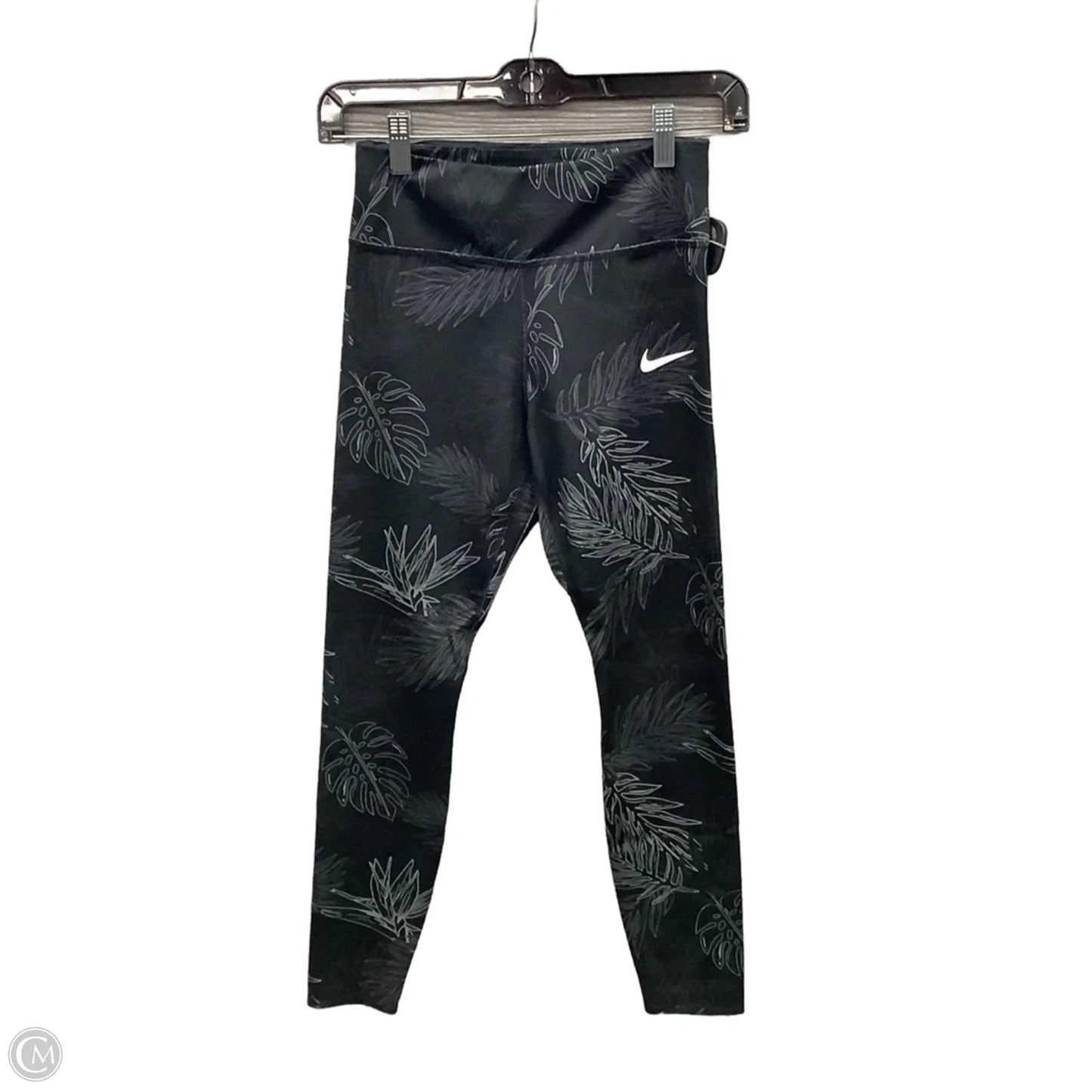 Athletic Leggings By Nike Apparel In Black, Size: S