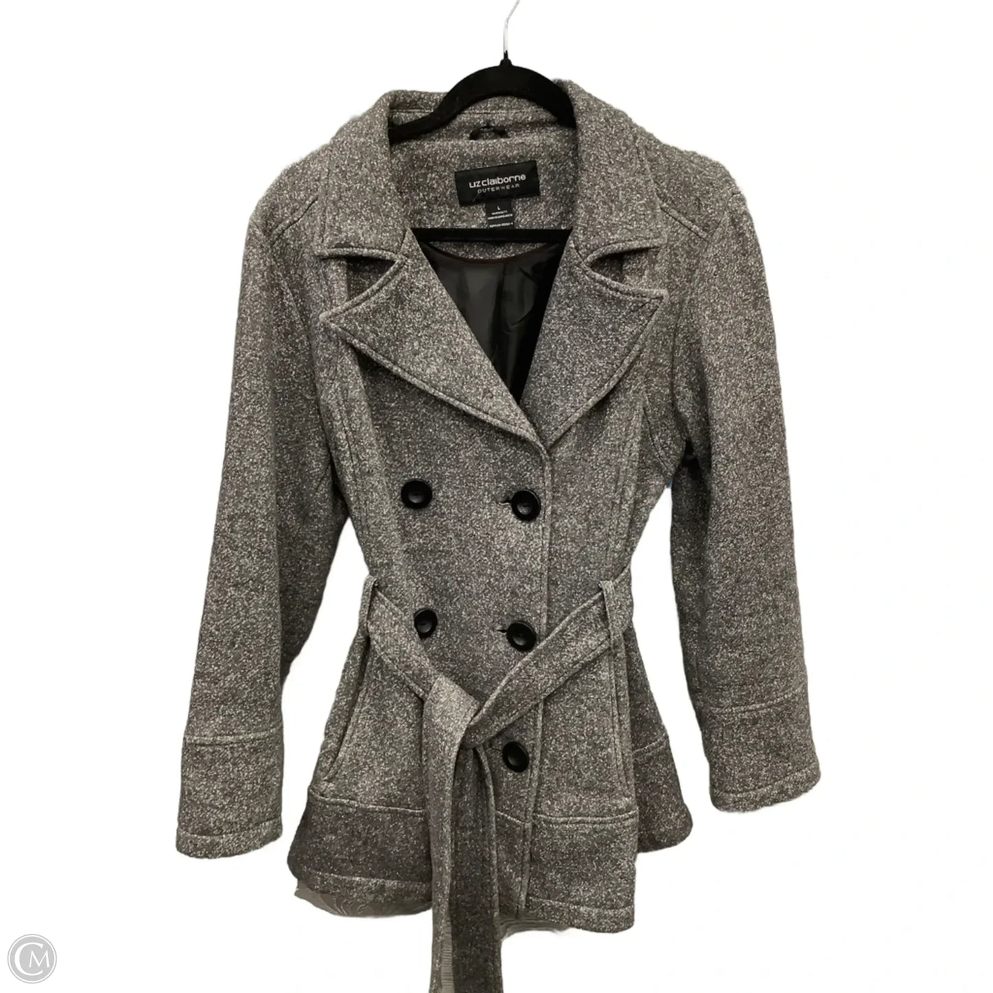 Jacket Other By Liz Claiborne In Grey, Size: L