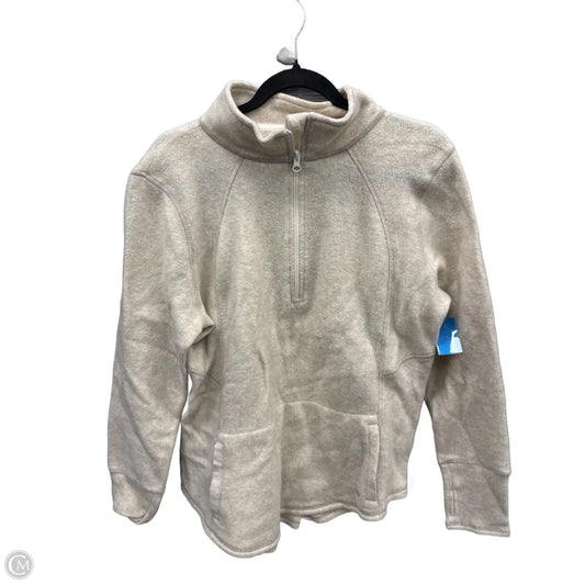 Athletic Fleece By Xersion In Beige, Size: L