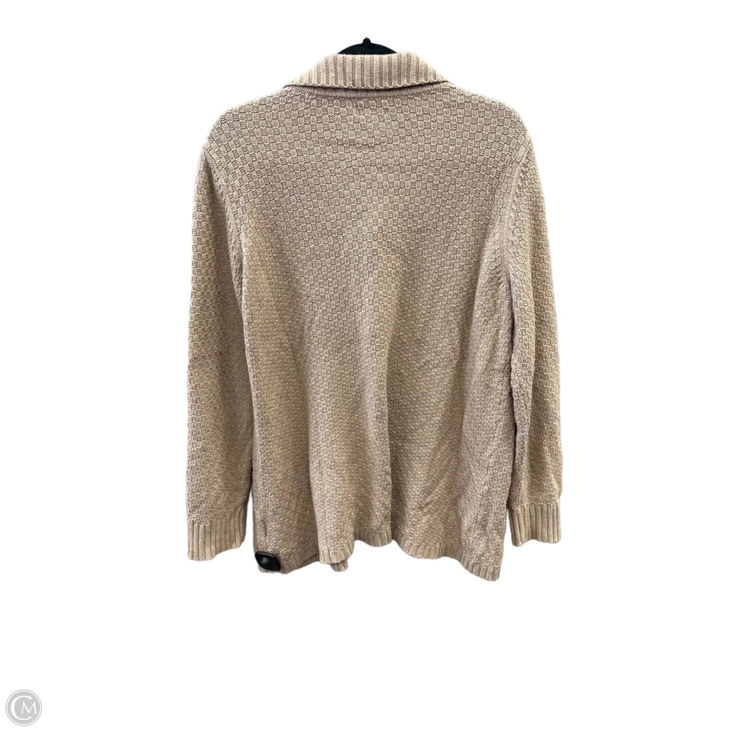 Sweater Cardigan By Croft And Barrow In Brown, Size: Xl
