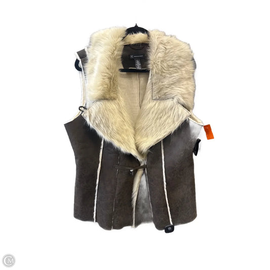 Vest Other By Inc In Brown, Size: Xl