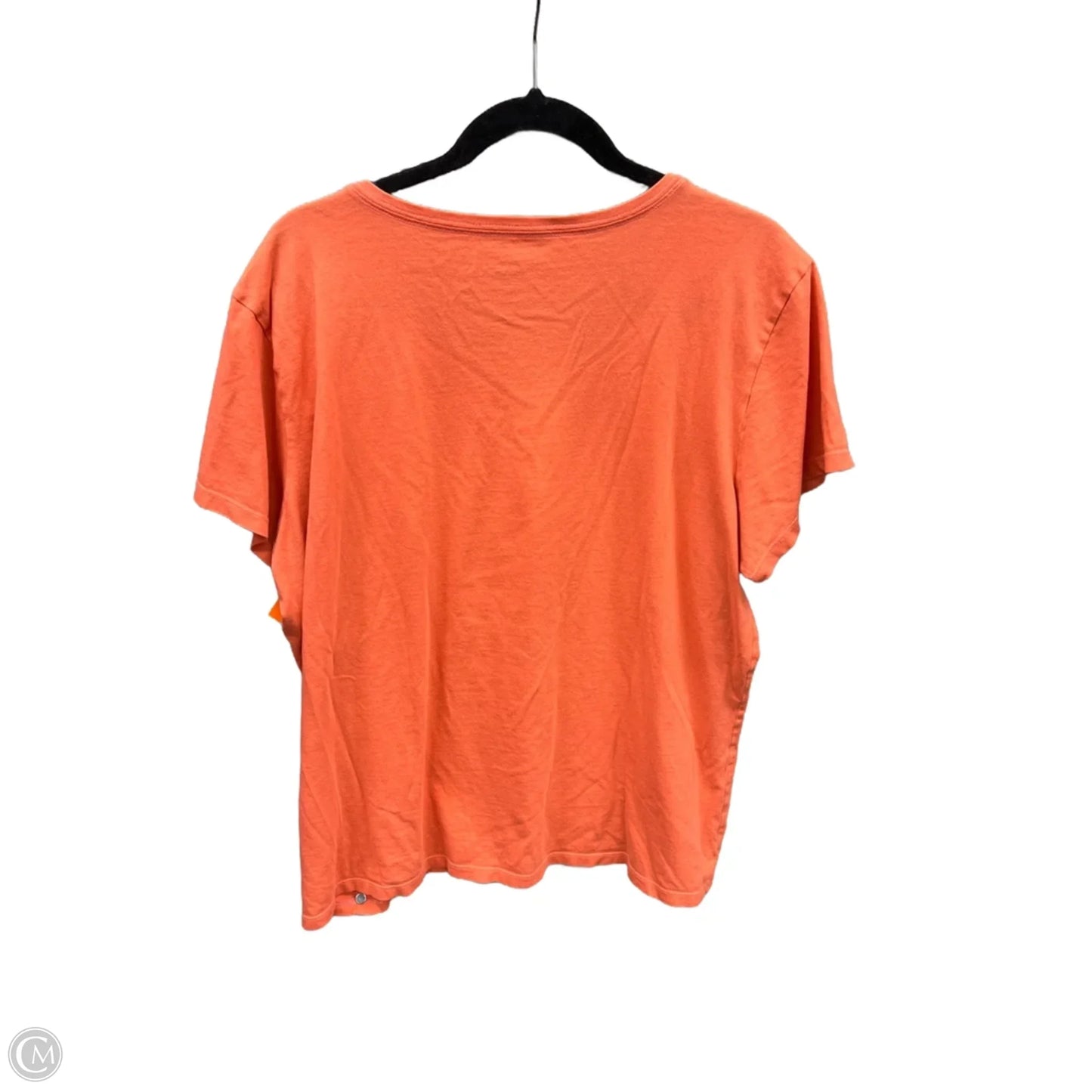 Top Short Sleeve By Life Is Good In Orange, Size: Xl