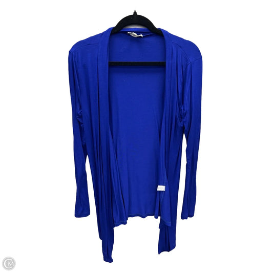 Cardigan By Zenana Outfitters In Blue, Size: L