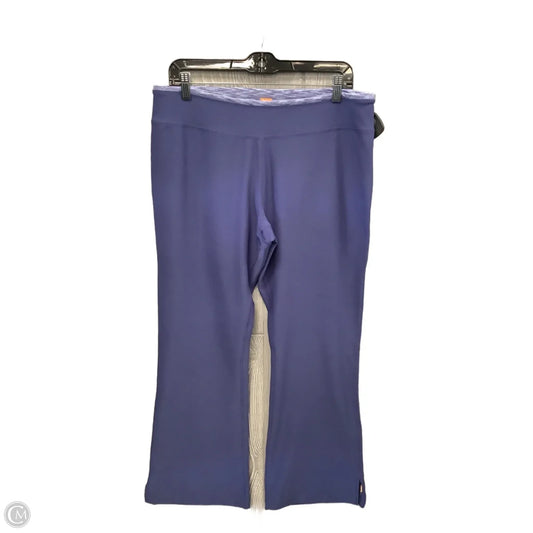 Athletic Leggings By Lucy In Blue, Size: L