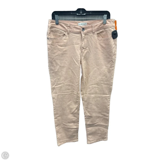 Jeans Straight By Christopher And Banks In Pink, Size: 10