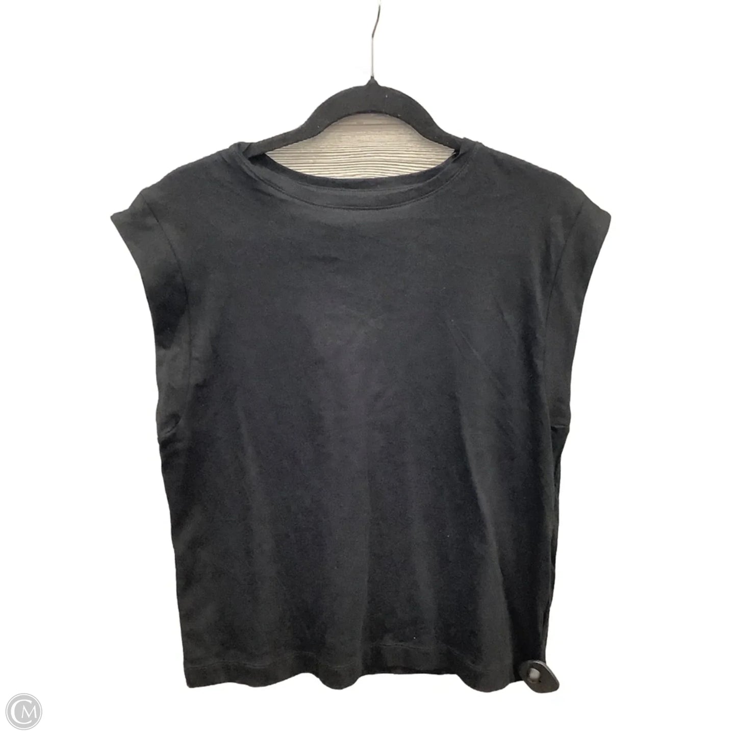 Top Short Sleeve Basic By A New Day In Black, Size: M
