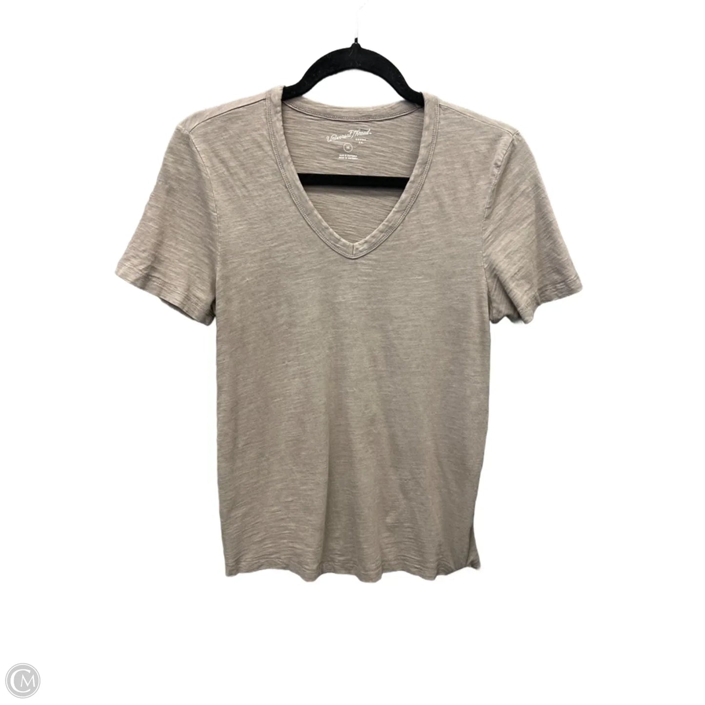 Top Short Sleeve Basic By Universal Thread In Brown, Size: Xs