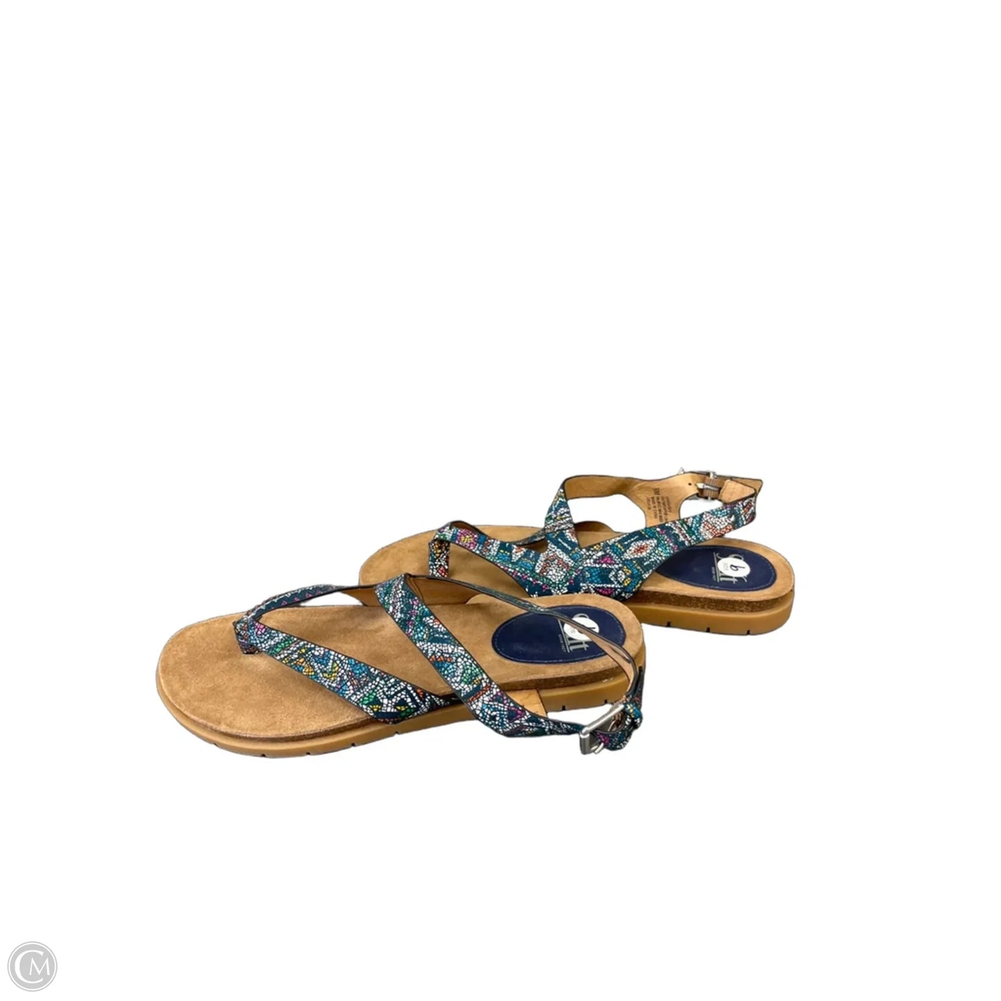 Sandals Flats By Sofft In Blue, Size: 9