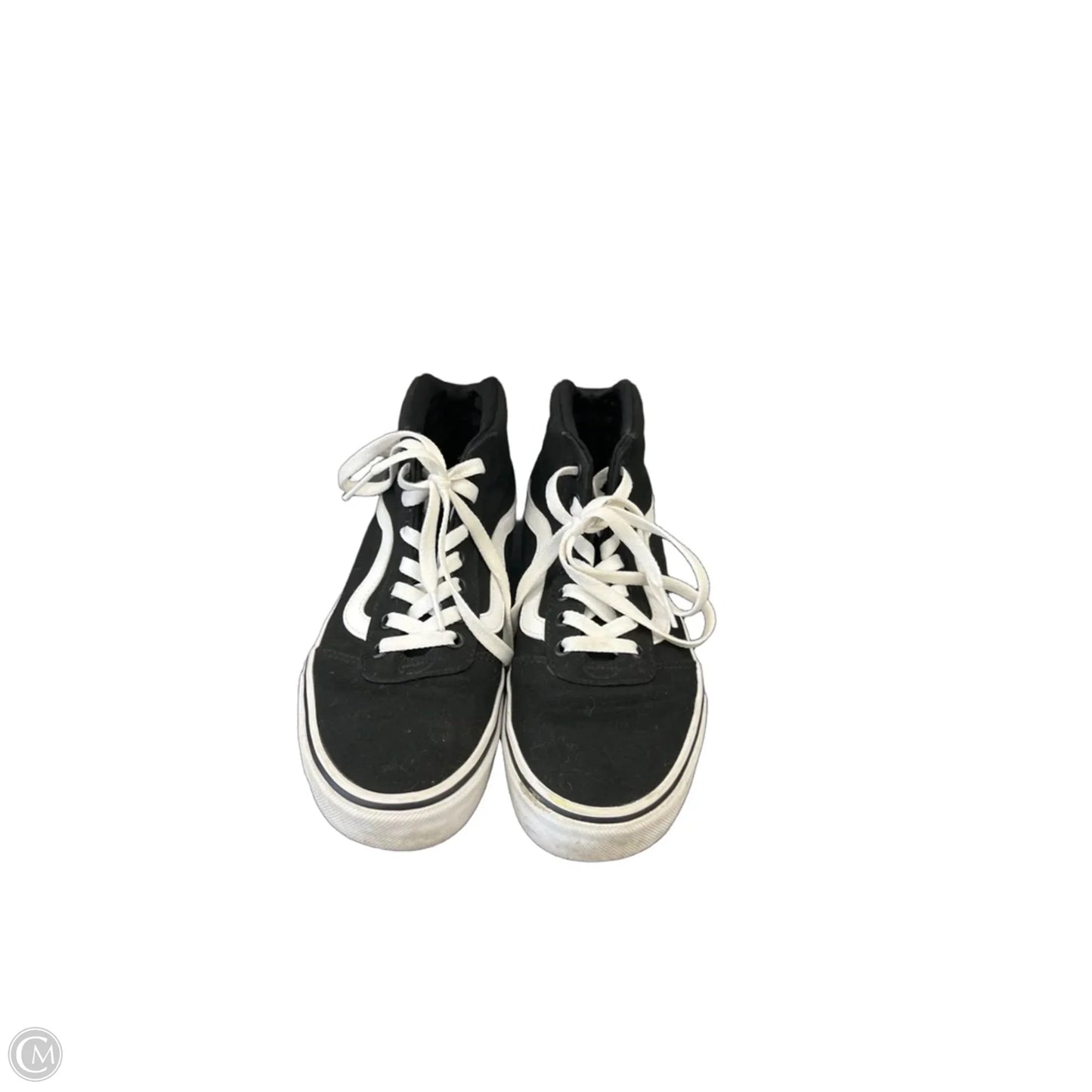 Shoes Sneakers By Vans In Black, Size: 7.5