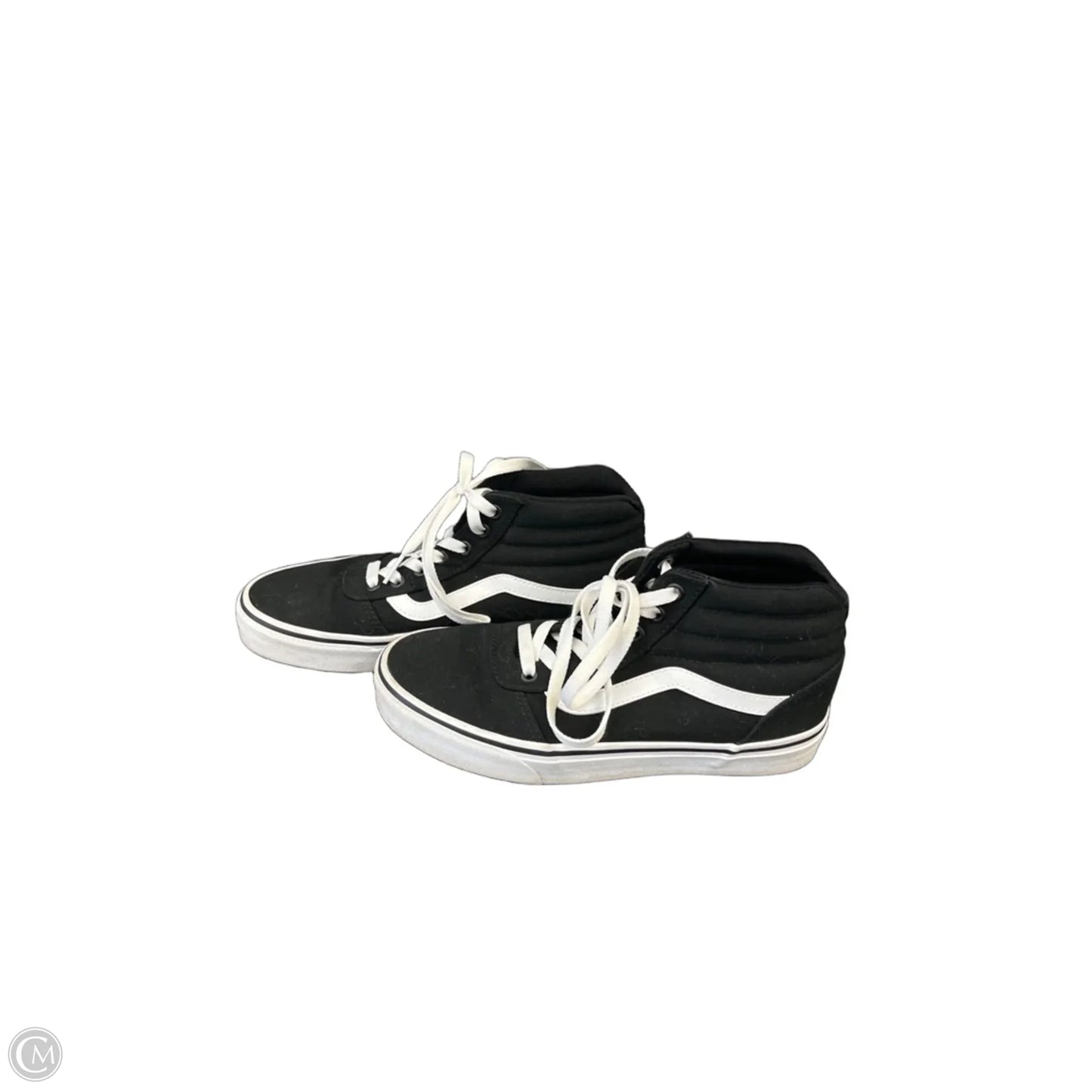 Shoes Sneakers By Vans In Black, Size: 7.5