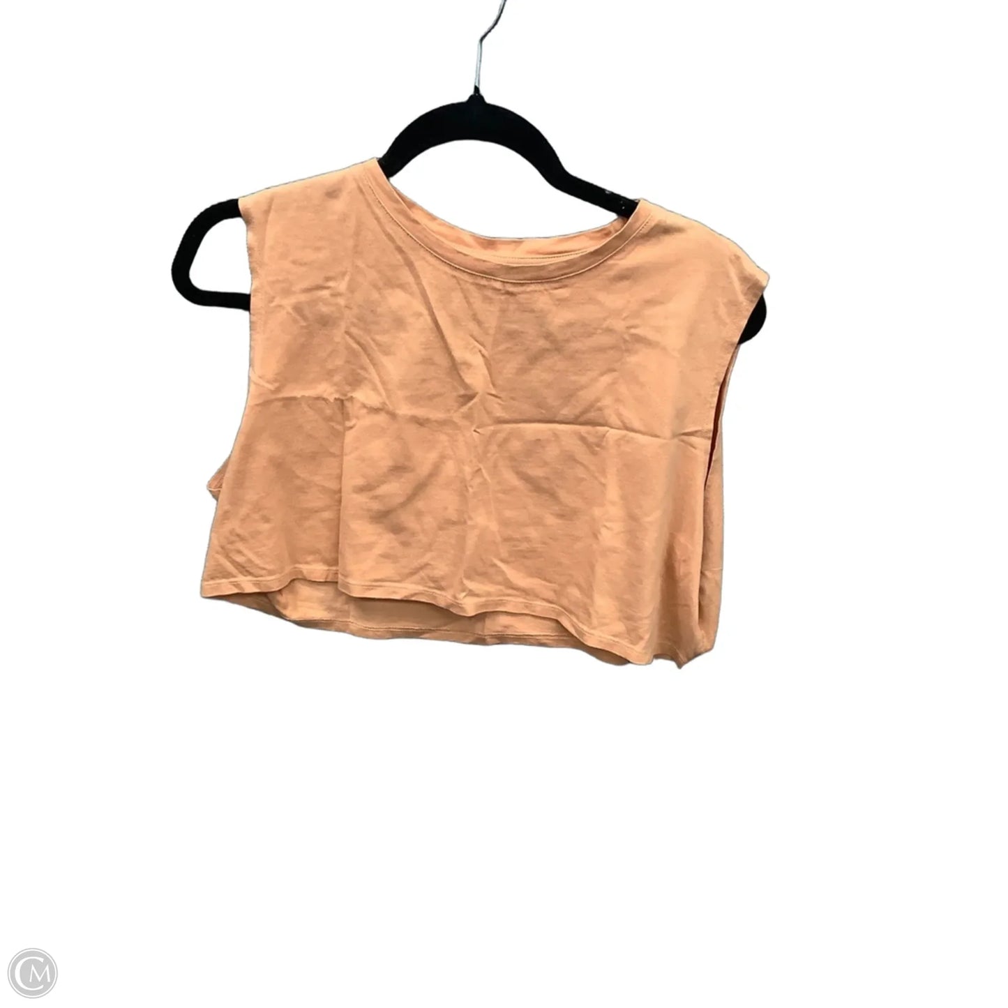Top Sleeveless Basic By Shein In Orange, Size: L