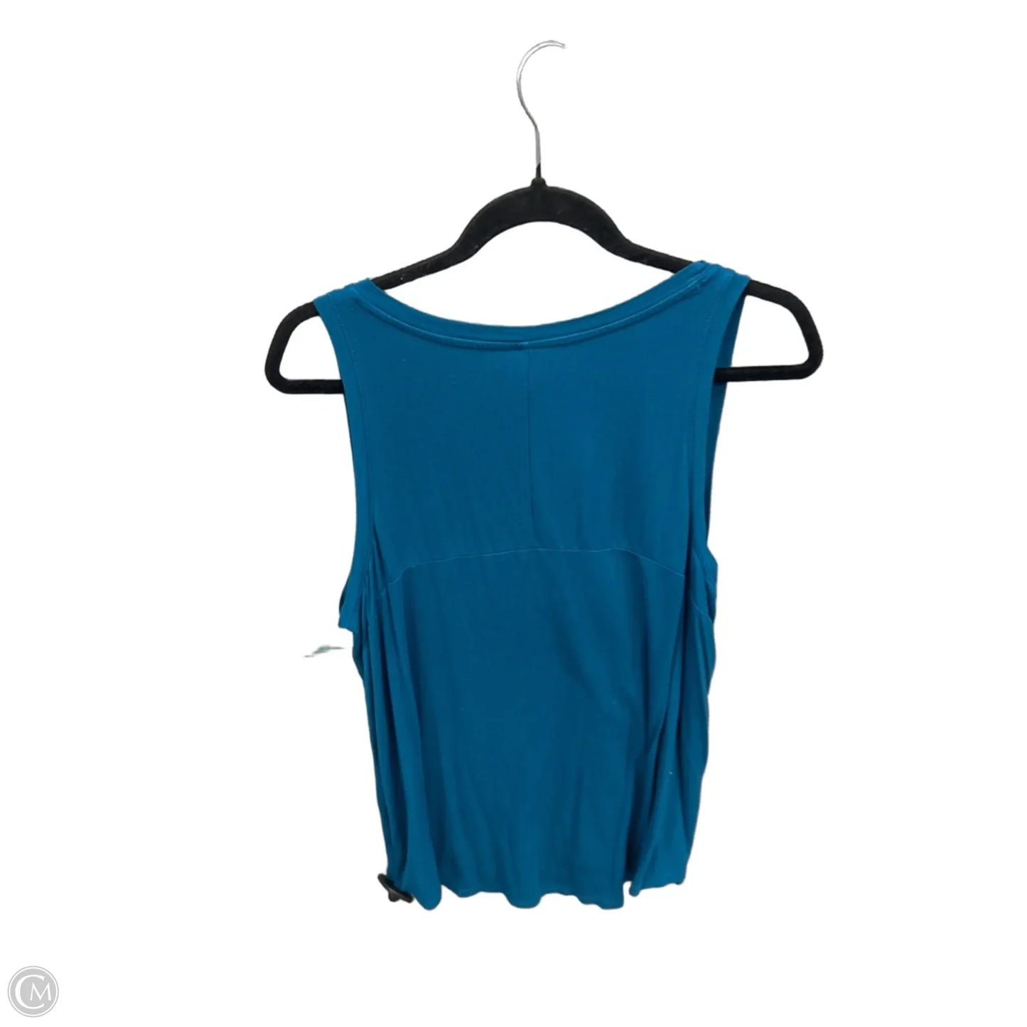 Top Sleeveless Basic By Time And Tru In Blue, Size: Xl