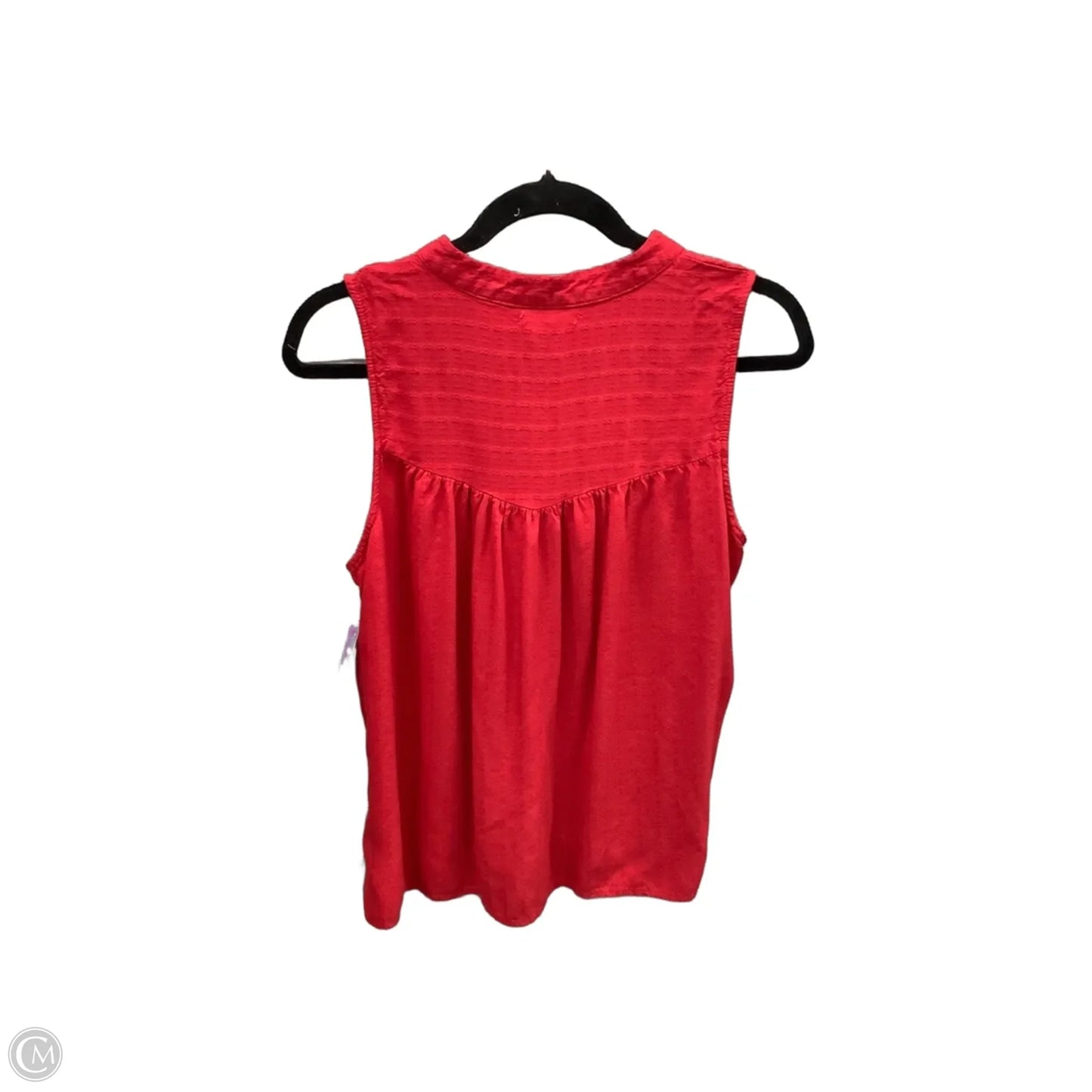 Top Sleeveless By Maurices In Red, Size: L