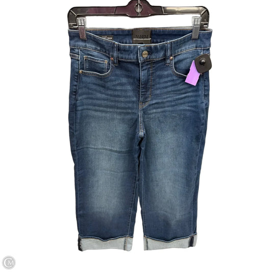 Jeans Wide Leg By White House Black Market In Blue Denim, Size: 4