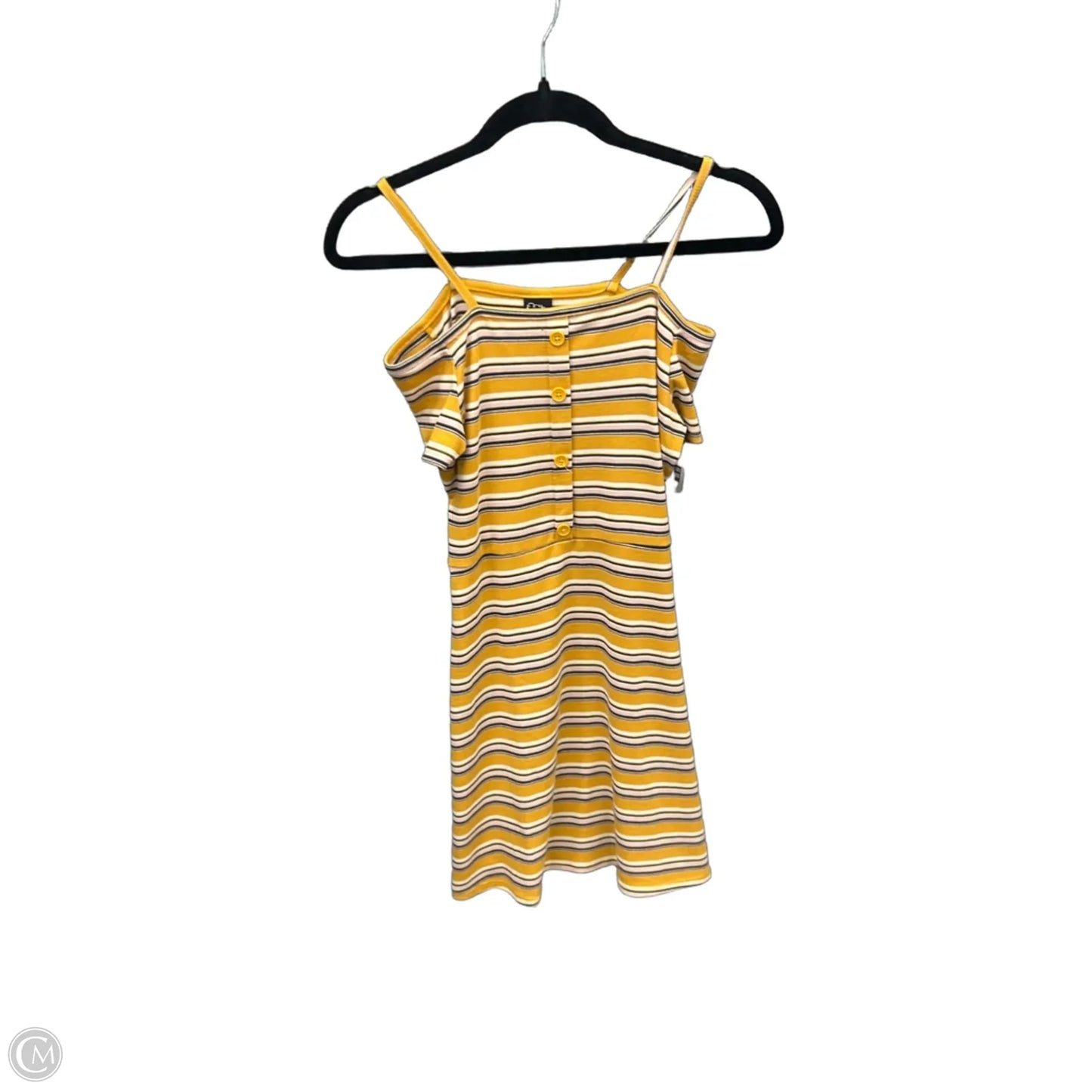 Dress Casual Short By Clothes Mentor In Yellow, Size: L
