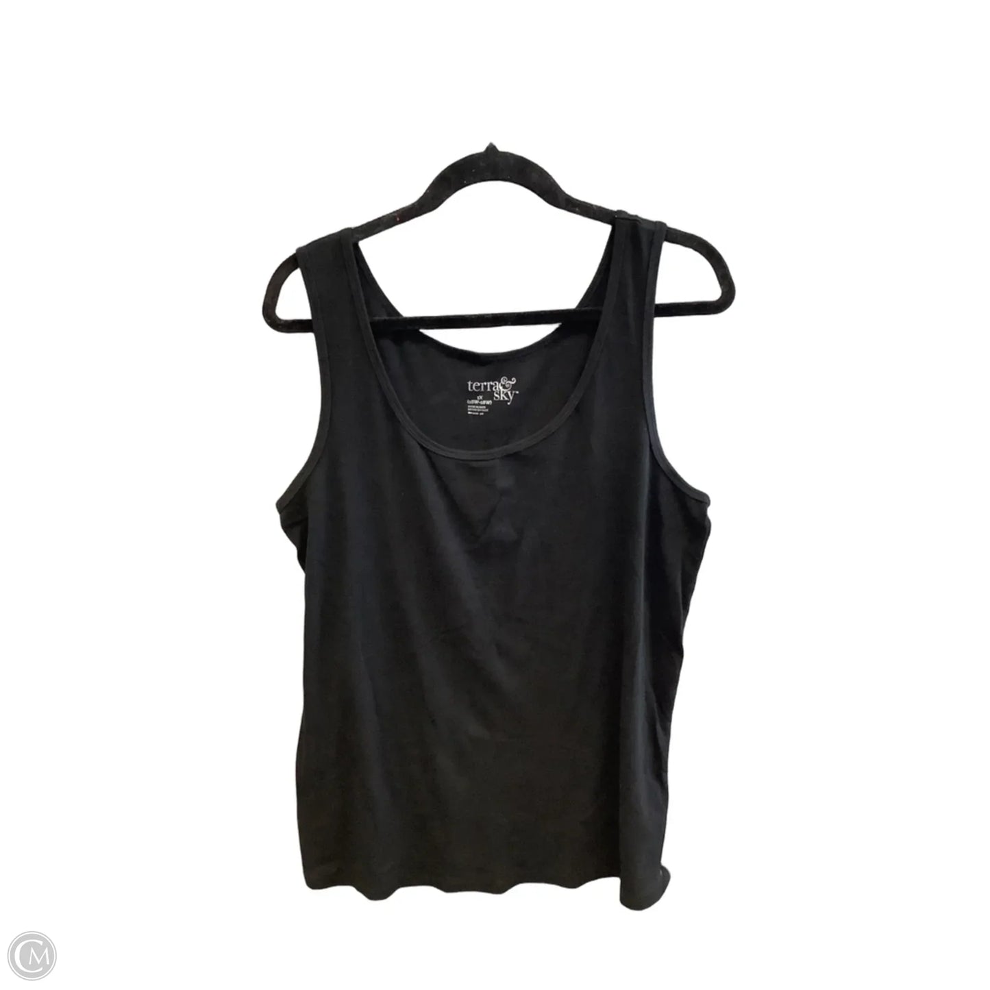 Tank Top By Terra & Sky In Black, Size: 1x