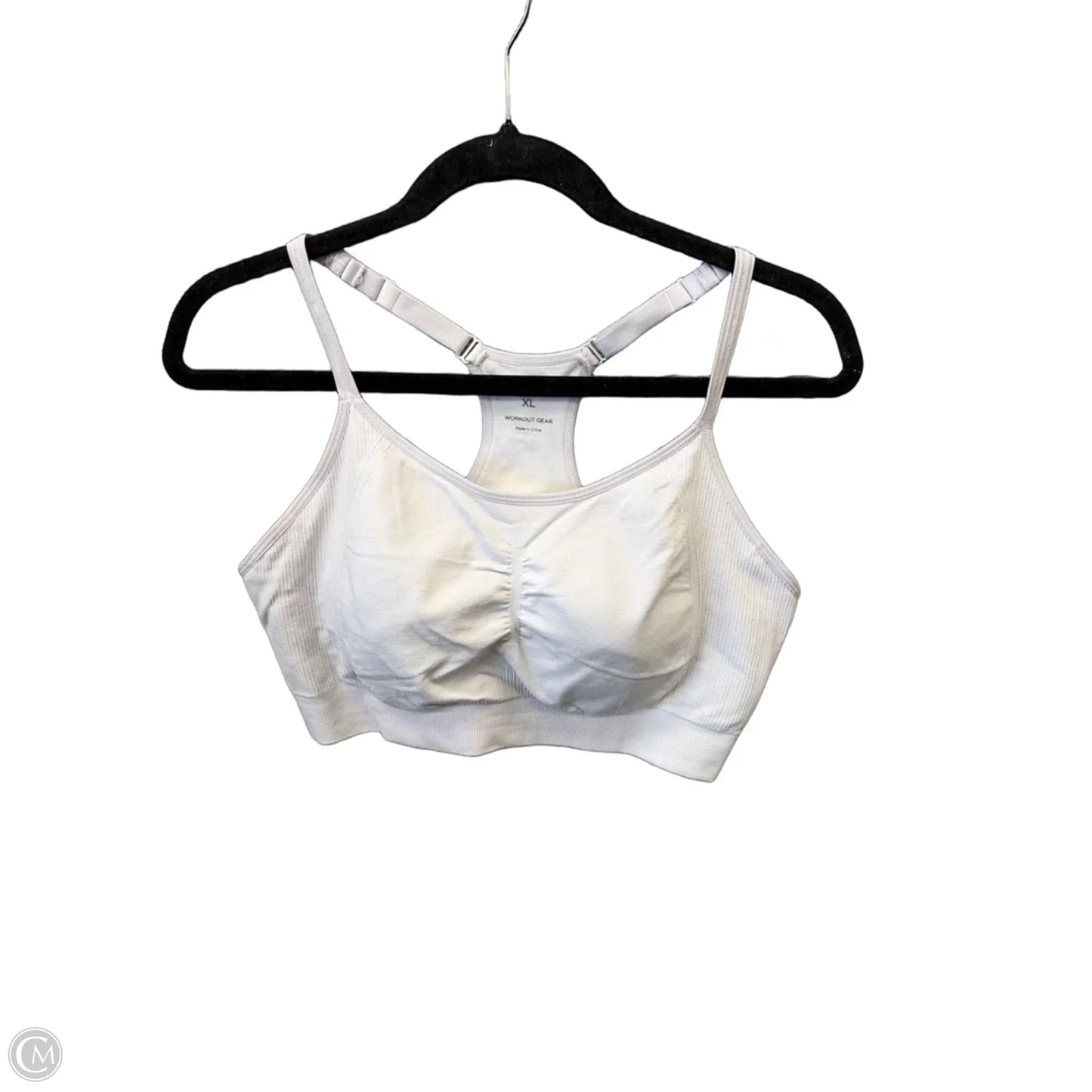 Athletic Bra By Tek Gear In Grey, Size: Xl