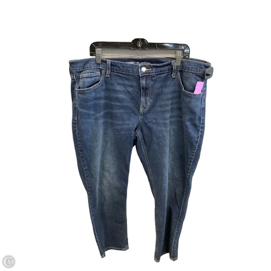 Jeans Boyfriend By Old Navy In Blue Denim, Size: 18