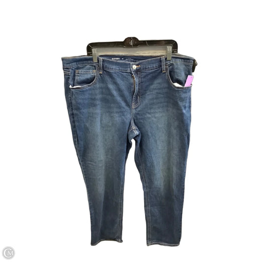 Jeans Boyfriend By Old Navy In Blue Denim, Size: 18