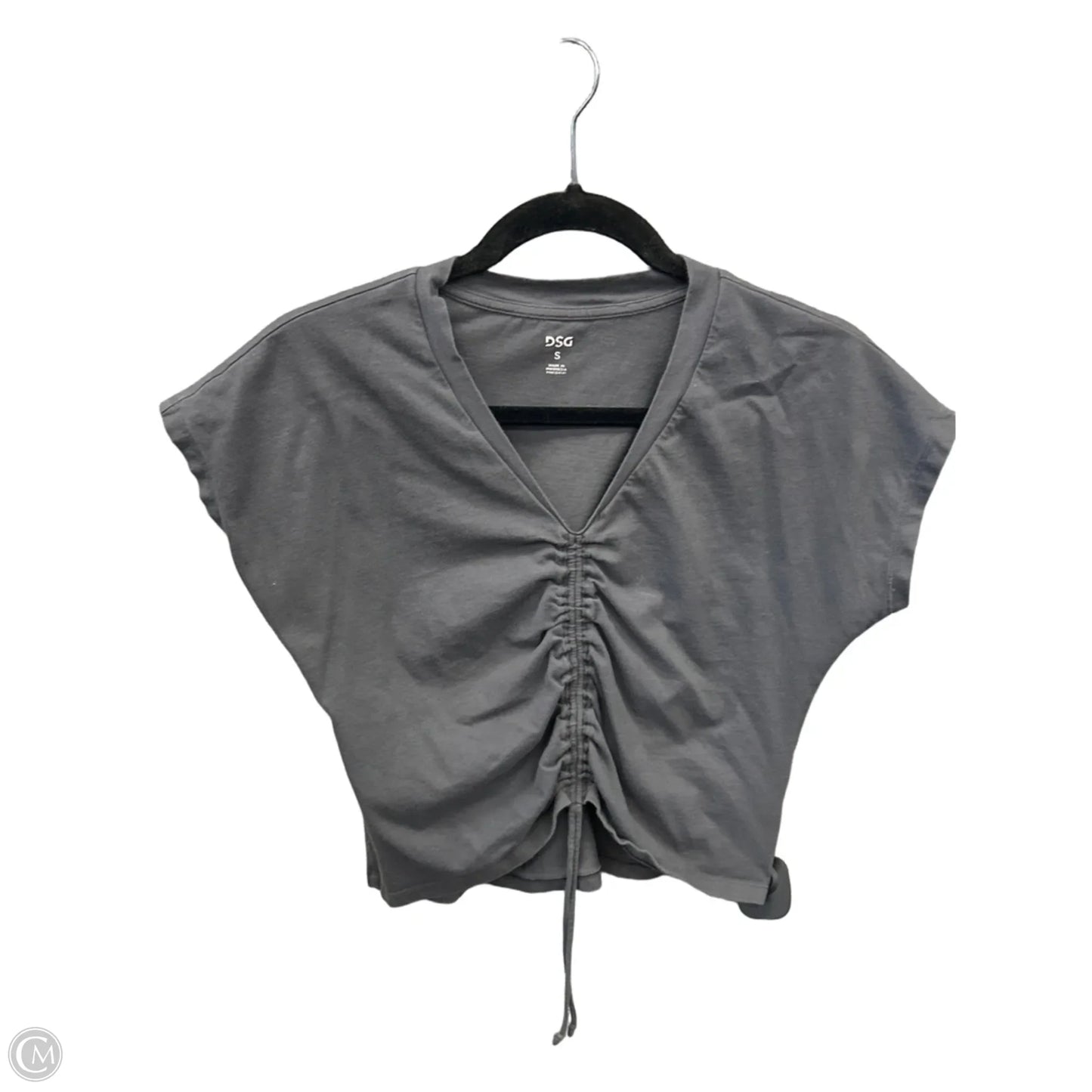 Top Short Sleeve By Dsg Outerwear In Grey, Size: S