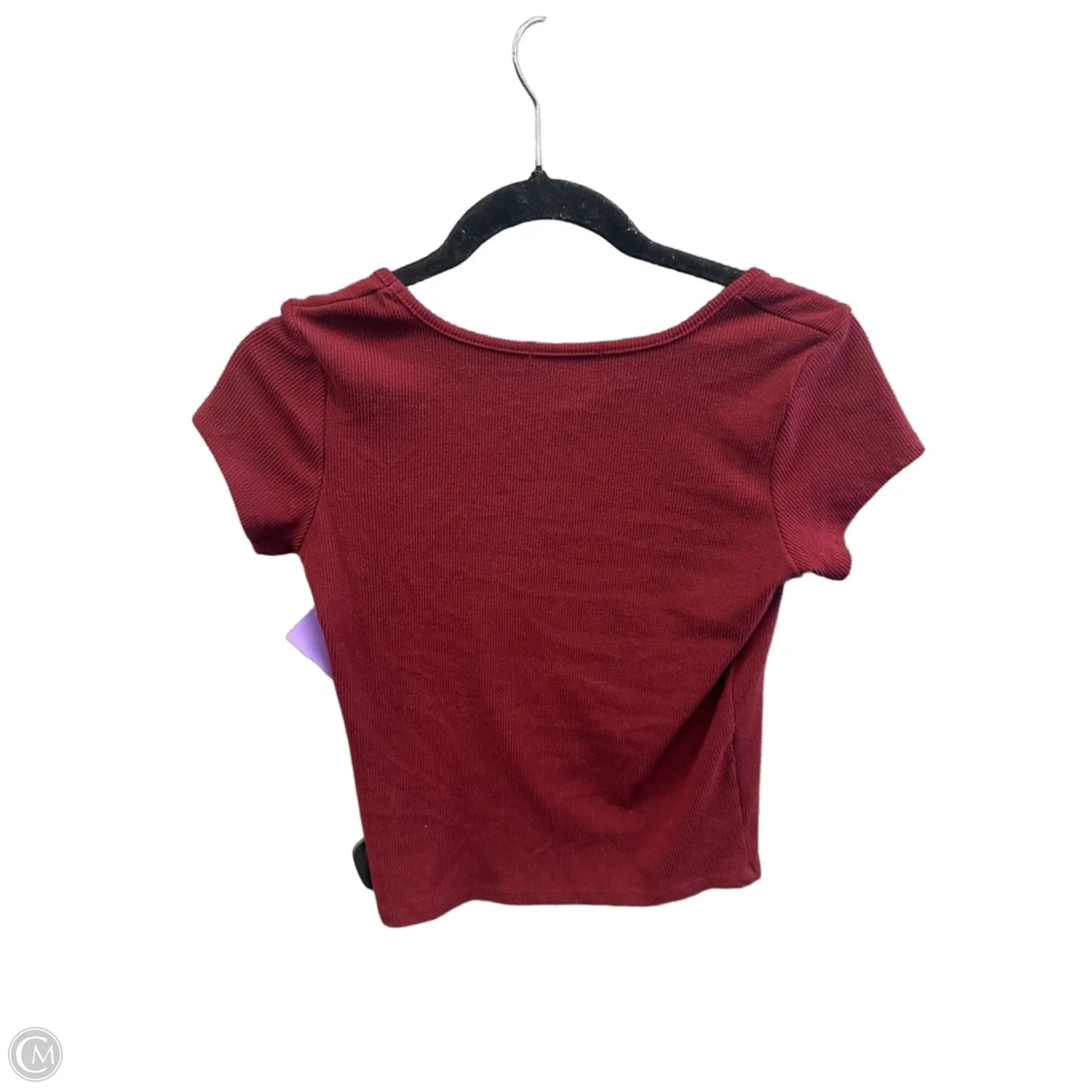Top Short Sleeve By Clothes Mentor In Red, Size: S