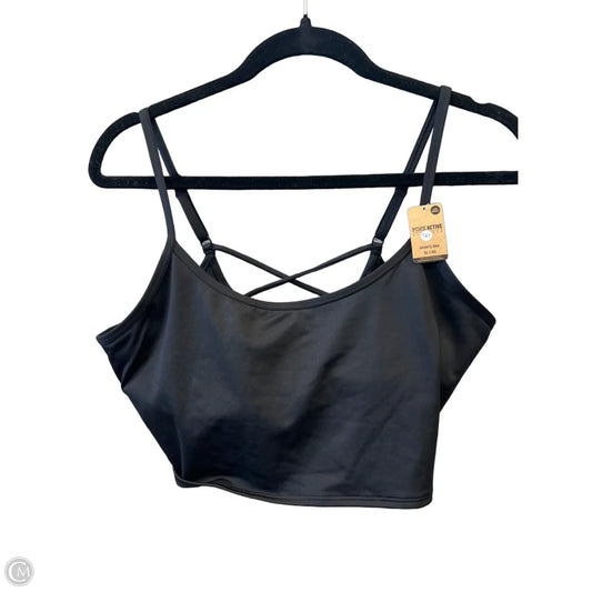 Athletic Bra By Pink In Black, Size: Xl