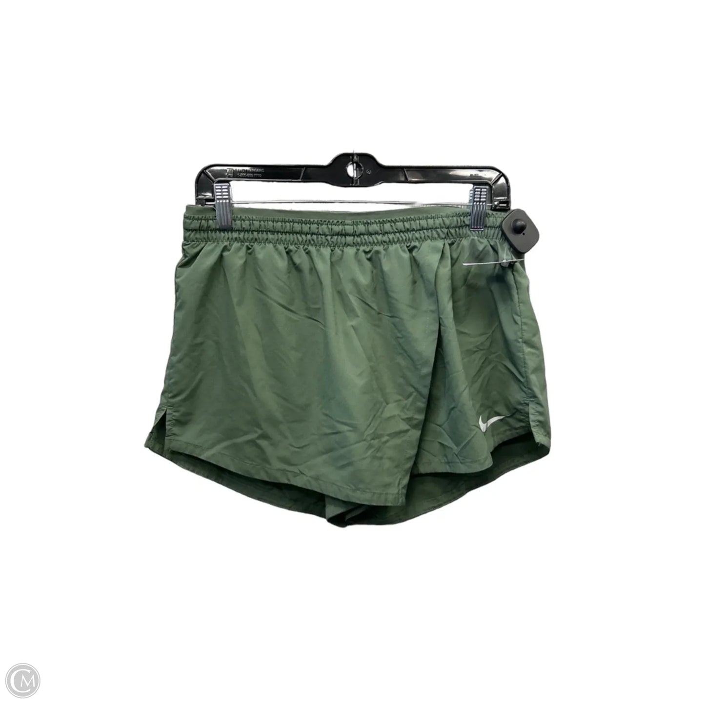 Athletic Shorts By Nike Apparel In Green, Size: M