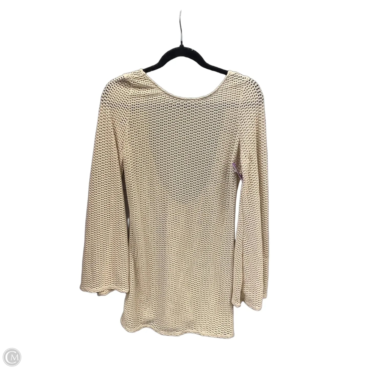 Swimwear Cover-up By Clothes Mentor In Tan, Size: S