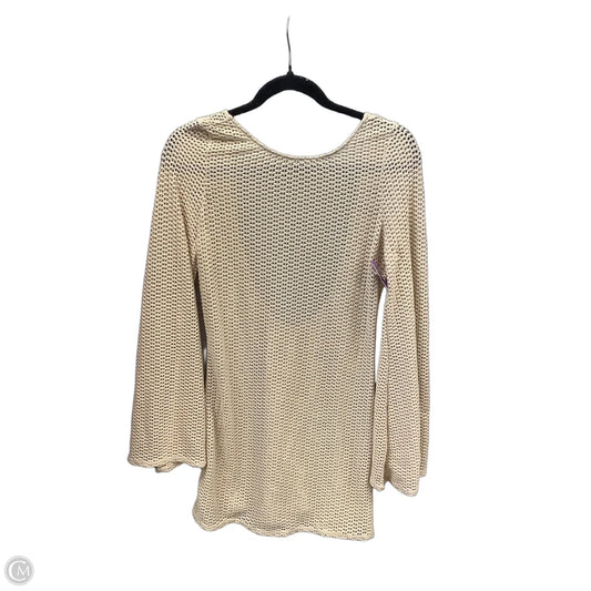 Swimwear Cover-up By Clothes Mentor In Tan, Size: S